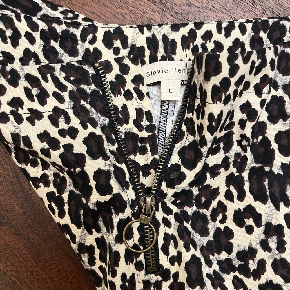 Cheetah print pants